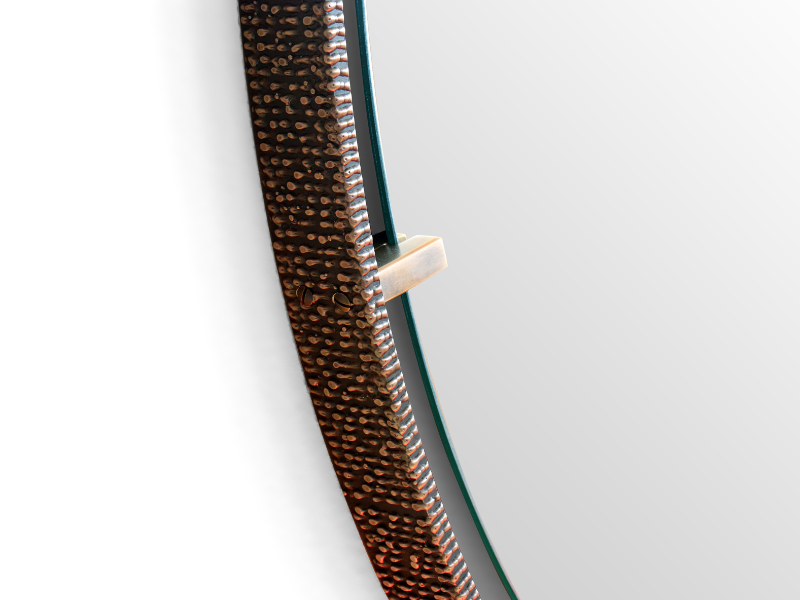 Circular Molten Mirror – L