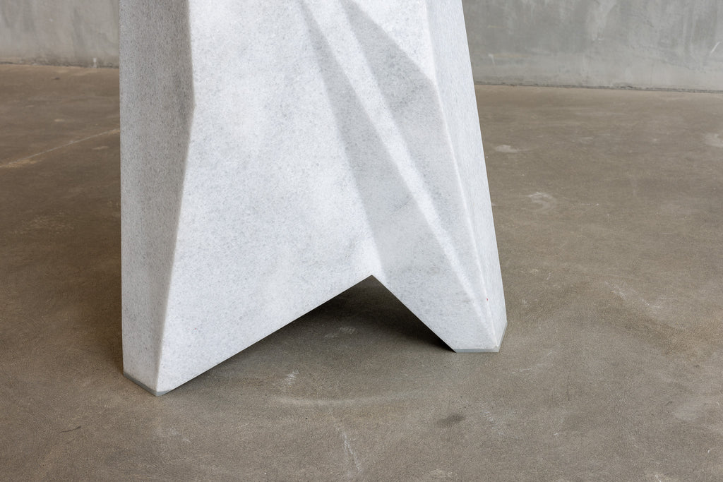 Floe Marble Stool