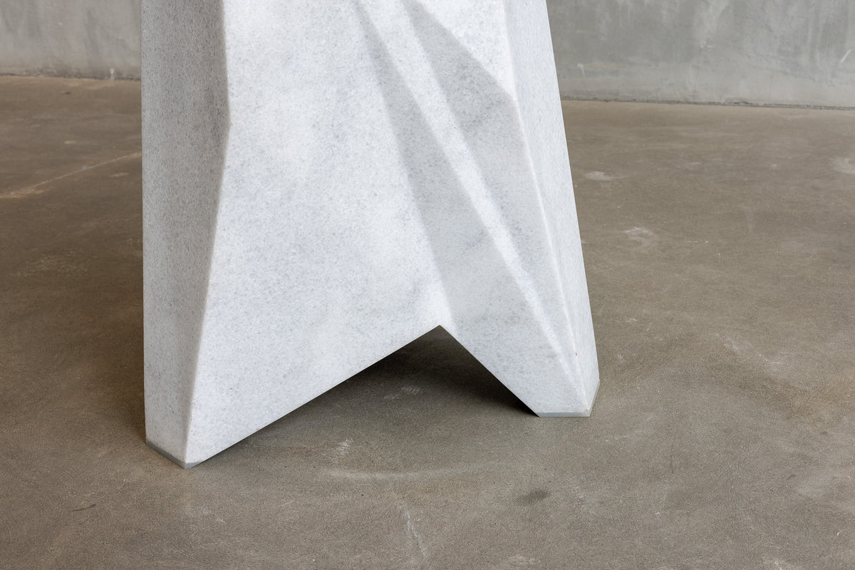 Floe Marble Stool