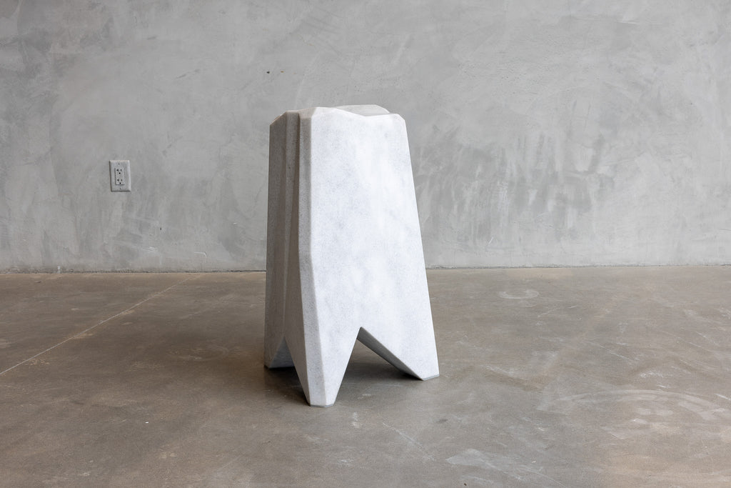 Floe Marble Stool