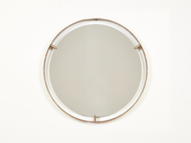 Circular Gauged Edge Mirror - L