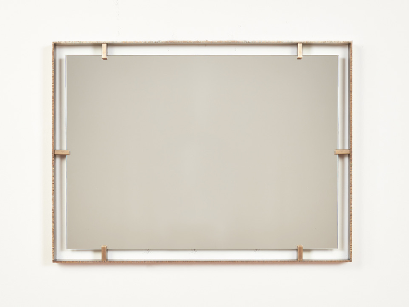 Rectangular Gauged Edge Mirror