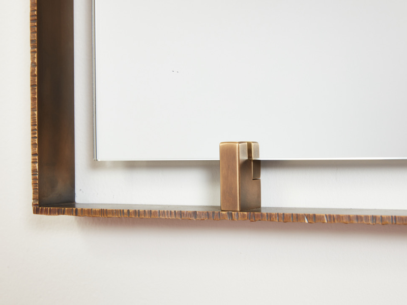 Rectangular Gauged Edge Mirror