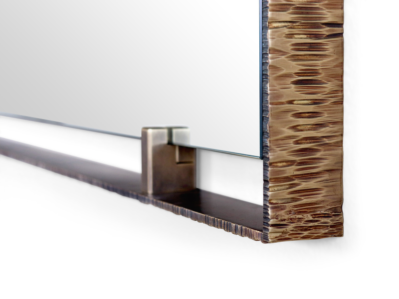 Rectangular Gauged Edge Mirror
