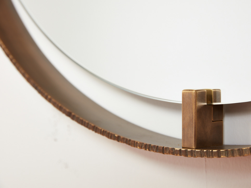 Circular Gauged Edge Mirror – S