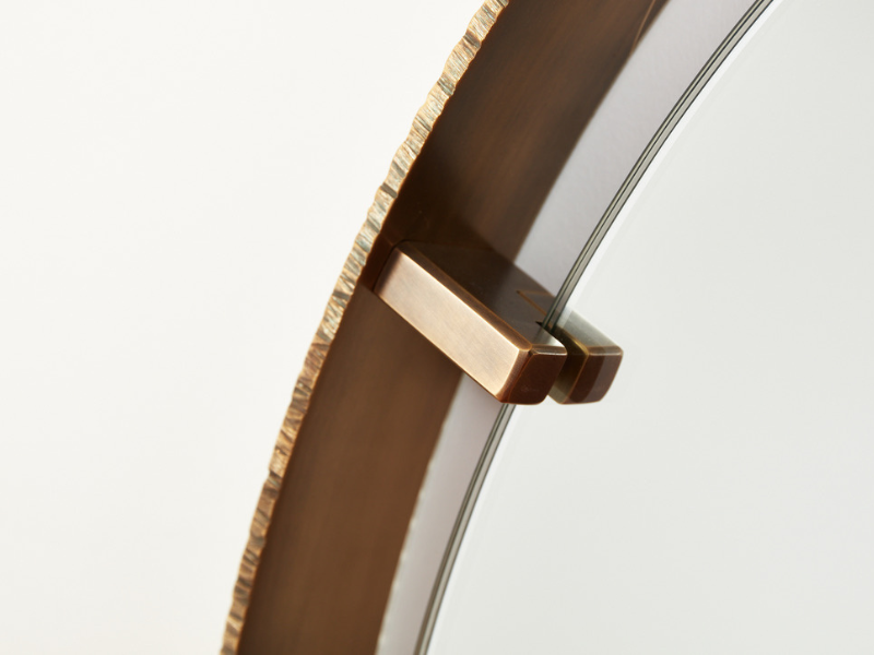 Circular Gauged Edge Mirror – S